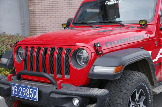 Acessórios externos CNC 4X4 Veículo de potência revestida de capô para JEEP Wrangler