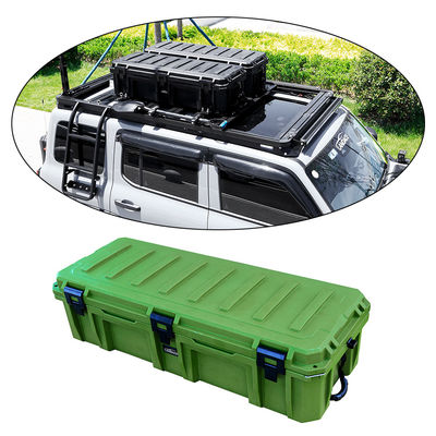 Montagem de rack de telhado para veículos off-road Caixa de armazenamento para telhado de carro em LLDPE com suporte personalizado