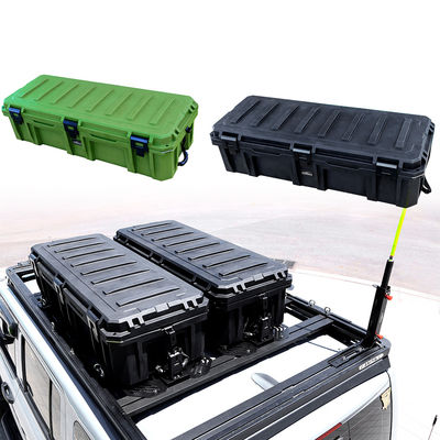 Montagem de rack de telhado para veículos off-road Caixa de armazenamento para telhado de carro em LLDPE com suporte personalizado