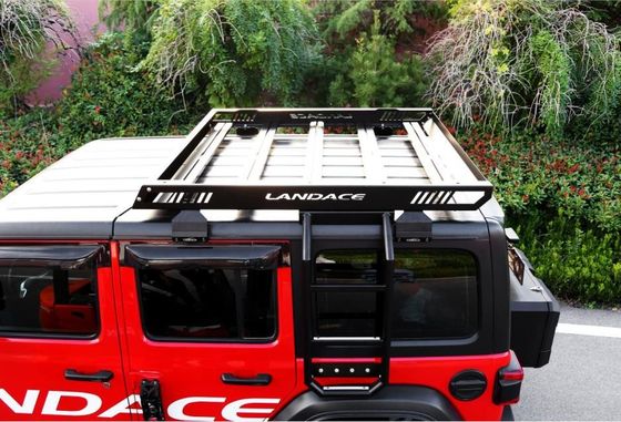 1455*1425*113mm Customizado Alumínio Roof Car Rack Basket para Wrangler Jeep Off Road