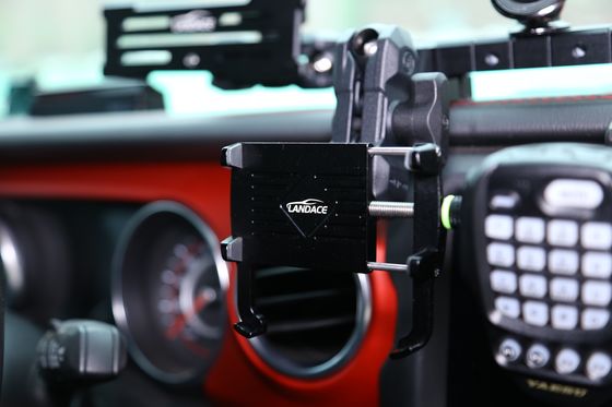 Processamento CNC Máquina de liga de alumínio Consola do centro Bracket Gopro Holder para Jeep Wrangler