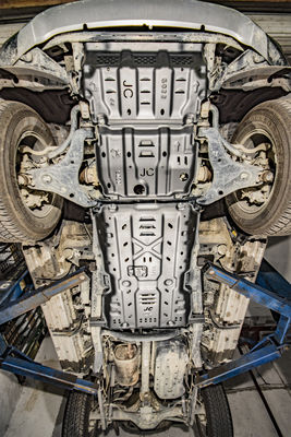 Motor de carro de Magnalium sob cobertura Quadro de proteção do chassi para Mitsubishi Sport