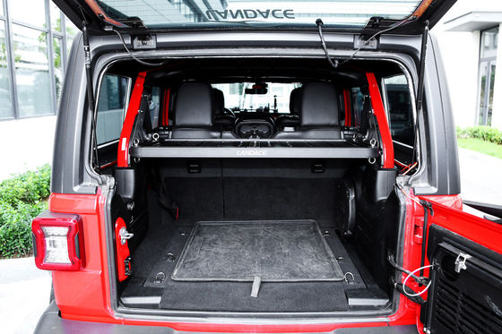 Jeep Cargo Prateleira de armazenamento interno Extrusão de alumínio preto utilizada para produtos de armazenamento