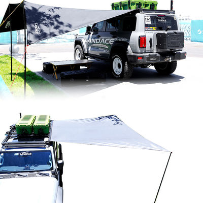 G.W 2kg Telhado de tenda lateral de carro para acampamento e viagens ao ar livre leves em rack de telhado de carro