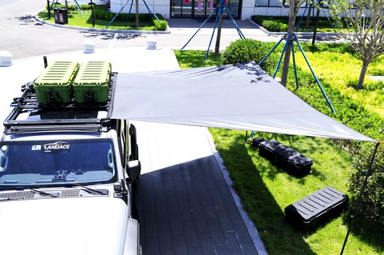 G.W 2kg Telhado de tenda lateral de carro para acampamento e viagens ao ar livre leves em rack de telhado de carro