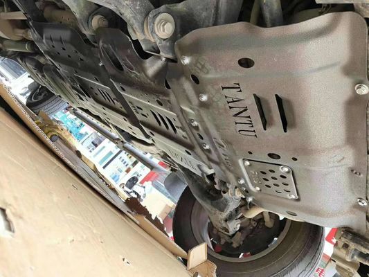 18 Toyota Tundra Silver Motor Protector Skid Plate com Furo de Carro Original e Instalação