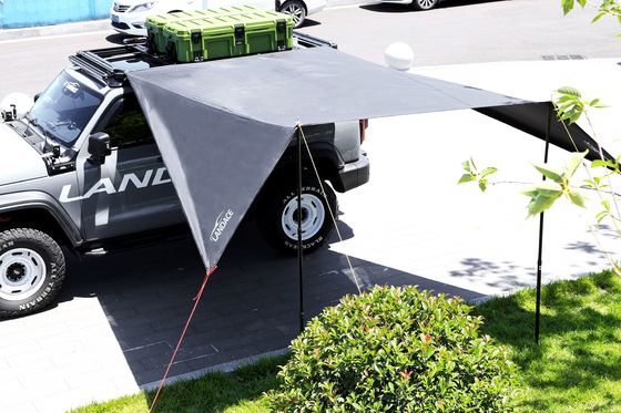 Áreia lateral do carro universal impermeável RV SUV retrátil para acampar no porta-chamas do telhado do carro