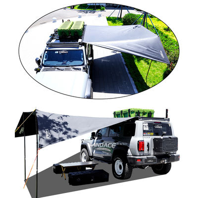 4WD Car Side Awning Tent Aço carbono E Revestimento Suv Side Tent