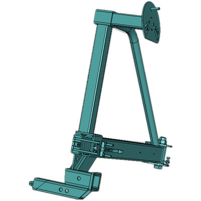 Carregador de rodas sobressalentes pretas fora de estrada concebido e fabricado por Fabricação de Metal Personalizada