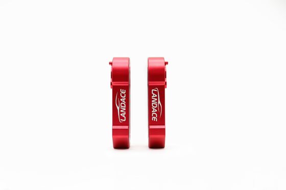 4x4 Acessórios exteriores do veículo Rodas de desmontagem do telhado com acabamento vermelho