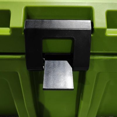 Organizador de caixa de ferramentas de grau profissional para armazenamento de ferramentas pesadas no rack do telhado do carro
