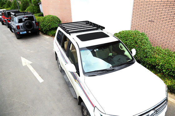 TOYOTA LC 200 Racks de telhado plano Taça de liga de alumínio leve com montagem de espinha