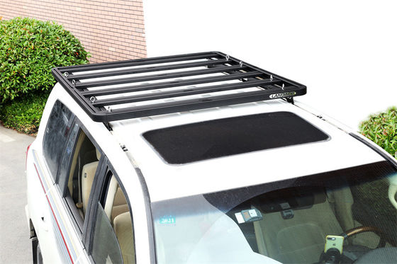 TOYOTA LC 200 Racks de telhado plano Taça de liga de alumínio leve com montagem de espinha