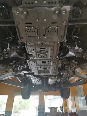 Proteção da caixa de engrenagens do motor para Toyota Land Cruiser LC100 Grey