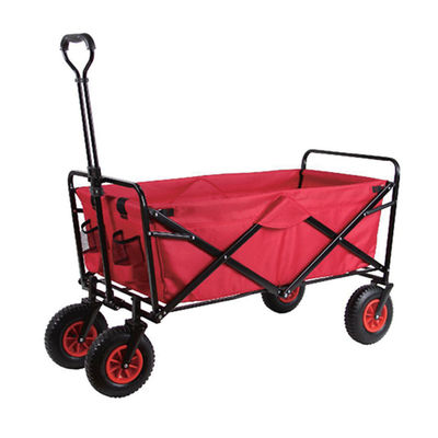 Carrinho dobrável robusto e leve com alça ergonômica para acampamento e jardim