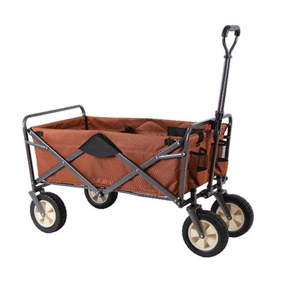 Carrinho dobrável robusto e leve com alça ergonômica para acampamento e jardim