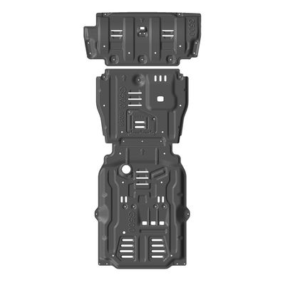 Liga de alumínio Mercedes G500 Chassis Guard Engine Skid Plate Easy Bolt-On Instalação