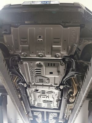 Liga de alumínio Mercedes G500 Chassis Guard Engine Skid Plate Easy Bolt-On Instalação