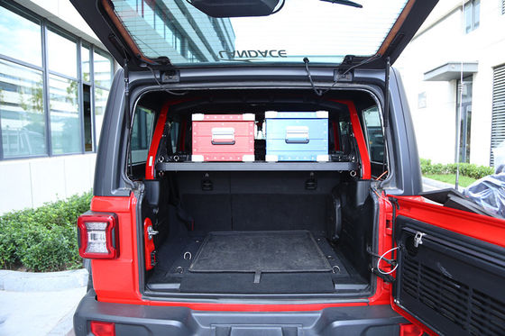 JEEP Wrangler JL SUV Carros Cargo Transportador com interior Cargo de armazenamento Rack e Mesa