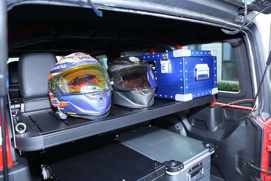 JEEP Wrangler JL SUV Carros Cargo Transportador com interior Cargo de armazenamento Rack e Mesa