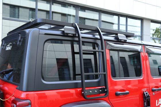 JEEP 18-23 Wrangler Rubicon Side Roof Escada de escalada de Landace para fácil instalação