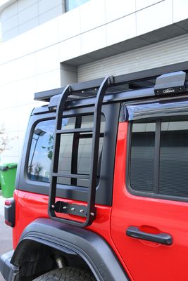JEEP 18-23 Wrangler Rubicon Side Roof Escada de escalada de Landace para fácil instalação