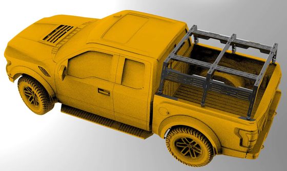Off-road 4X4 Alumínio Liga Cargo Roll Bar Montador de telhado ajustável para caminhão cama Rack