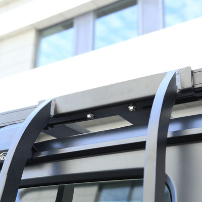 Acessórios exteriores de veículos de estilo mecânico 4x4 para 18-23 Wrangler Rubicon Jeep preto