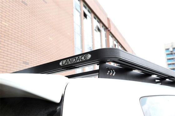 TOYOTA LC 200 Preto Estantes de telhado plano Equipamento de bagagem Suporte de bicicleta para veículo 4x4