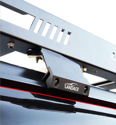 18-23 Wrangler Rubicon Jeep Roof Rack Basket com liga de alumínio revestida de pó