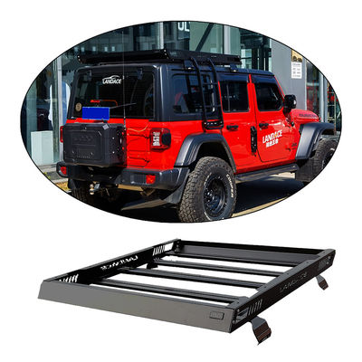 4x4 Carrinha de Roof Rack para 18-23 Wrangler Rubicon Jeep Construção de Alumínio de Aço