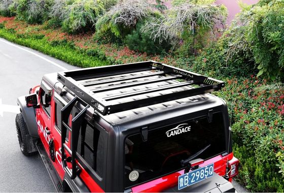 4x4 Carrinha de Roof Rack para 18-23 Wrangler Rubicon Jeep Construção de Alumínio de Aço