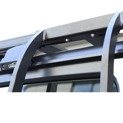 Plataforma de apoio de telhado de escada lateral direta para Jeep Wrangler JL Custom Black Powder Coating
