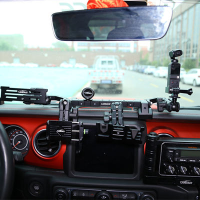 Fábrica diretamente Multi função telescópica barra consola do centro carro móvel telefone suporte para Jeep Wrangler JL JK