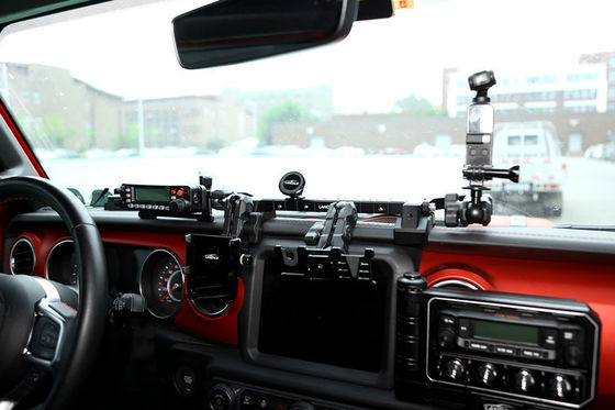 Fábrica diretamente Multi função telescópica barra consola do centro carro móvel telefone suporte para Jeep Wrangler JL JK