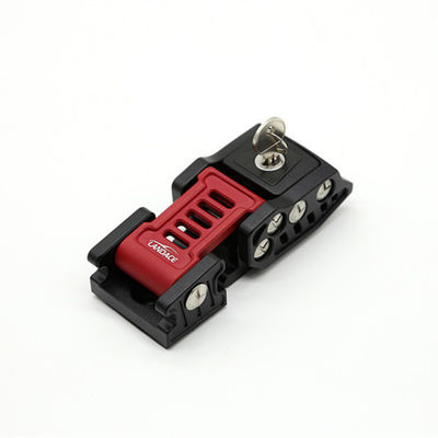 Fechadura do capô de liga de alumínio para veículo todo-o-terreno JEEP Wrangler JK/JL em preto vermelho