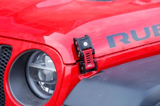 Jeep Wrangler JL JK Car Lock Hood Cover Lock com chave de liga de alumínio