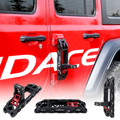 Venda direta de porta de liga de alumínio de estilo mecânico com pedal de passo para Wrangler JL