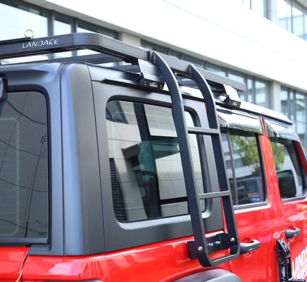 Landace Roof Rack Side Ladder Kit Perfeito para Jeep Wrangler 833*400*261mm N.W 6kg