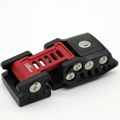 Dimensão personalizada Vermelho Preto Chave de fechamento Capuz de captura Kit de Chaves para Jeep Wrangler JK J