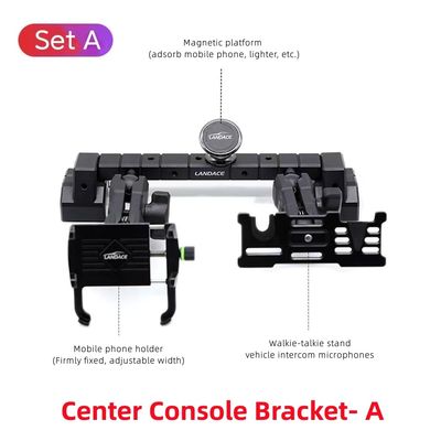 OEM Aceito Alumínio Ligação Centro Console suporte de telefone móvel para Jeep WranglerJL