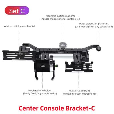 OEM Aceito Alumínio Ligação Centro Console suporte de telefone móvel para Jeep WranglerJL