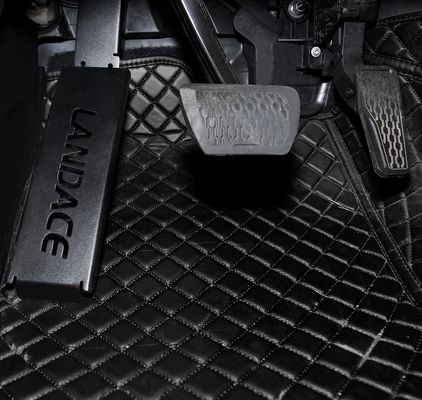 Pedais anti-patadas de revestimento em pó para Jeep Wrangler Pedal de descanso do pé esquerdo personalizado