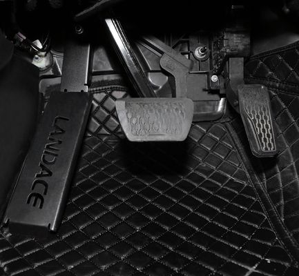 Pedais anti-patadas de revestimento em pó para Jeep Wrangler Pedal de descanso do pé esquerdo personalizado