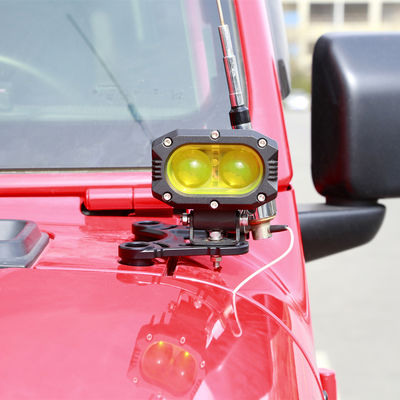 Jeep A Pillar Work Light Mount Pair com suporte forte e suporte resistente ao calor