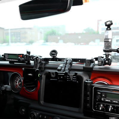 Jeep Wrangler Telefone GoPro CB Microfone e Porta câmeras DSLR com Design Geométrico
