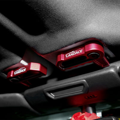 Fechaduras de alumínio de telhado em forma de L para remoção do tecto duro do Jeep no JL/JT Wrangler e Gladiator