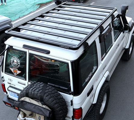 Universal 4X4 de aço de alumínio Cargo Carrier Basket Roof Rack para SUV Jimny Fj Cruiser 4runner 1540X1425mm