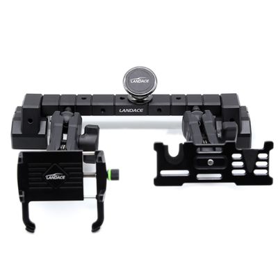 JEEP Wrangler JL 2018 Design Alumínio Alloy Central Console Bracket com suporte de telefone