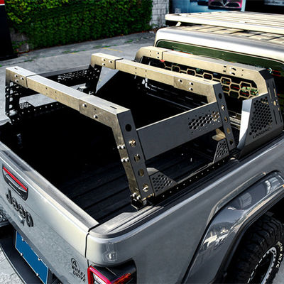 Sistema de porta-cama de colocação prateada prateada para Toyota cama de caminhão de tamanho completo